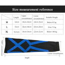 A Pair HX022 Sports Knee Pads Compression Elastic Protective Thigh And Calve Cover Outdoor Basketball Football Riding Protective Gear, Specification: XL (Black / Gray)