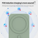 N16 10W Car Air Outlet + Suction Cup Magsafe Magnetic Wireless Charger Mobile Phone Holder For IPhone 12 Series(White)