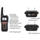 PaiPaitek PD529 Remote Control Dog Training Device Voice Control Anti-Barking Device Dog Training Device(Red)