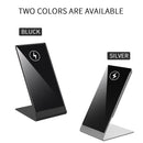 Y13 15W Magnetic Wireless Mobile Phone Holder Charger for iPhone(Silver)