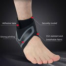 2 PCS Sports Compression Anti-Sprain Ankle Guard Outdoor Basketball Football Climbing Protective Gear, Specification: S, Left Foot (Black Green)