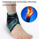 2 PCS Sports Compression Anti-Sprain Ankle Guard Outdoor Basketball Football Climbing Protective Gear, Specification: S, Left Foot (Black Green)