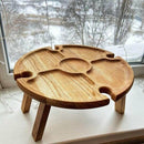 Outdoor Wooden Folding Picnic Table, Size: 16 x 30cm