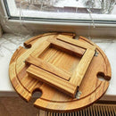 Outdoor Wooden Folding Picnic Table, Size: 16 x 30cm