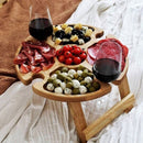 Outdoor Wooden Folding Picnic Table, Size: 16 x 30cm