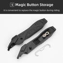Bicycle Mini Portable Tire Rod Multi-Function Repair Car Tire Repair Tool Detachable Dual-Purpose Tool(Black)