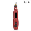 Mini Electrical Engraving Pen Cutting And Polishing Electrical Grinder Tool Set, US Plug(Red)