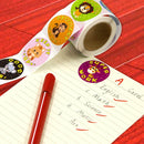 5 PCS Cute Animal English Teaching Reward Stickers(5-2 Farm)