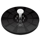 Colorful Lamp Battery Solar Fountain Floating Landscape Fountain(Colorful Transparent Nozzle)