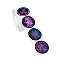 2 Sets Love Thank You Gilding Stamping Sticker(Neon)