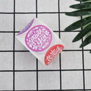 2 Sets Love Thank You Gilding Stamping Sticker(Neon)