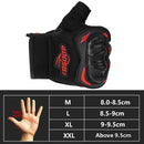BSDDP A010B Summer Half Finger Cycling Gloves Anti-Slip Breathable Outdoor Sports Hand Equipment, Size: XL(Orange)