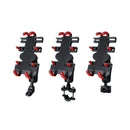 Motorcycle Metal Navigation Mobile Phone Bracket,Style: Rearview Mirror Installation (Hand Twist)