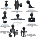 Motorcycle Riding Recorder Bracket Camera Holder, Style: KZ05 + KL04 + KD07