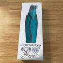 Pet LED Light Nail Tie Anti-Bloodline Nail Trimmer(Blue)