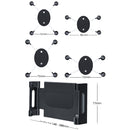 Curved Adhesive Car Instrument Table Bracket Car Mobile Phone Bracket Plastic Clamp Arm Style: Tablet Clip