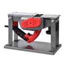 Portable Multifunctional Electric Wood Planer Household Desktop Woodworking Electric Push Planing Tool,EU Plug, Model: Dust Collection Aluminum Body 8208 (Plastic Packaging)