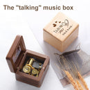 Frame Style Music Box Wooden Music Box Novelty Valentine Day Gift,Style: Rosewood Gold-Plated Movement