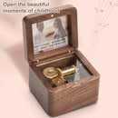 Frame Style Music Box Wooden Music Box Novelty Valentine Day Gift,Style: Rosewood Gold-Plated Movement