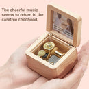 Frame Style Music Box Wooden Music Box Novelty Valentine Day Gift,Style: Rosewood Gold-Plated Movement