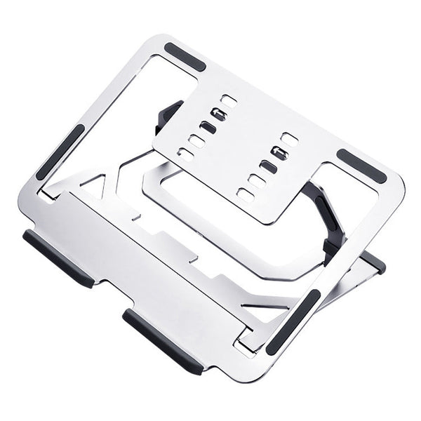 LH-T610 Aluminum Alloy Laptop Bracket Folding Lifting Desktop Cooling Bracket(Elegant Silver)