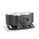 T40 Multifunctional Induction Strong Light LED Headlight Electric Display Outdoor Emergency Lighting Portable Red Headlight(Gray)