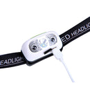 Smart Sensor Outdoor USB Headlight LED Portable Strong Light Night Running Headlight, Colour: Orange 3W 100LM