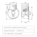 Wearable Automatic Breast Pump Massage Hands-free Invisible Wireless Large Suction Breast Pump S12 - English - White