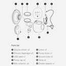 Wearable Automatic Breast Pump Massage Hands-free Invisible Wireless Large Suction Breast Pump S4DW - English