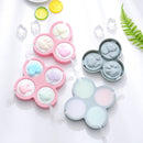 2 PCS Homemade Cartoon Animal Shape DIY Popsicle Ice Cream Mold With Lid Silicone Ice Tray, Specification: 4 Even (Blue)