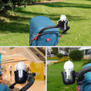 J4037 Baby Stroller Drop Resistant Bottle Holder(Black )