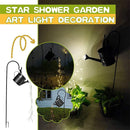 Solar Kettle Copper Wire Light String Garden Decoration Light(Purple)