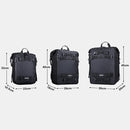 Rhinowalk Multi-Function Motorcycle Rear Seat Bag Combination Rear Shelf Pannier, Colour: Black 10L