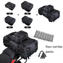 Rhinowalk Multi-Function Motorcycle Rear Seat Bag Combination Rear Shelf Pannier, Colour: Yellow 10L