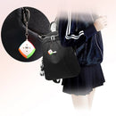 2 PCS Mini Keychain Rubik Cube Decompression Toy Third-order Keychain Flat Version