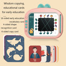 X6 Puzzle Early Education Children Toy Multifunctional Handwritten Blackboard Cartoon Electronic Drawing Board, Colour: BNlue (Monochromatic Film)