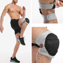 2 Pairs HX-0211 Anti-Collision Sponge Knee Pads Volleyball Football Dance Roller Skating Protective Gear, Specification: M (Gray)