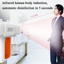 GD-08 Handheld Sprayer Nozzle Adjustable Nano Atomization Car Hotel Automatic Nano Disinfection Sprayer(Grey)