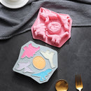 2 PCS Dinosaur Ice Tray Mold Baking Cake Pudding Chocolate Mold(Blue)