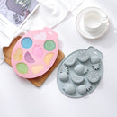 2 PCS Summer Fruit Style Cake Chocolate Baking Mold Silicone DIY Ice Cube Mold(Pink)