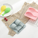 3 PCS Chicken Drumstick Silicone Ice Tray Mold Chocolate Baking Mold Complementary Food Making Baking Pan(Pink)