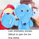 Animal Finger Dolls Plush Toys For Preschool Education, Height: 7.5cm(5 PCS/Set Forest Baby A )