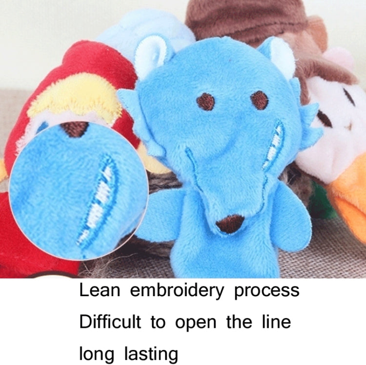 Animal Finger Dolls Plush Toys For Preschool Education, Height: 7.5cm(10 PCS/Set Finger Doll)
