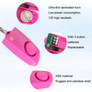 YY701 2 PCS Women Personal Safety Protection Alarm Emergency Alarm For The Elderly & Children(Pink)