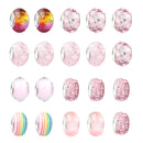 63 In 1 Cartoon DIY Handmade Jewelry Children Hand Chain Bracelet(Pink)