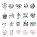63 In 1 Cartoon DIY Handmade Jewelry Children Hand Chain Bracelet(Pink)