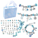 63 In 1 Children DIY Crystal Vintage Bracelets(Blue)