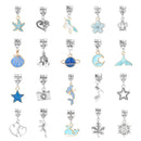63 In 1 Children DIY Crystal Vintage Bracelets(Blue)