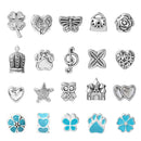 63 In 1 Children DIY Crystal Vintage Bracelets(Blue)