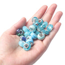 63 In 1 Children DIY Crystal Vintage Bracelets(Blue)